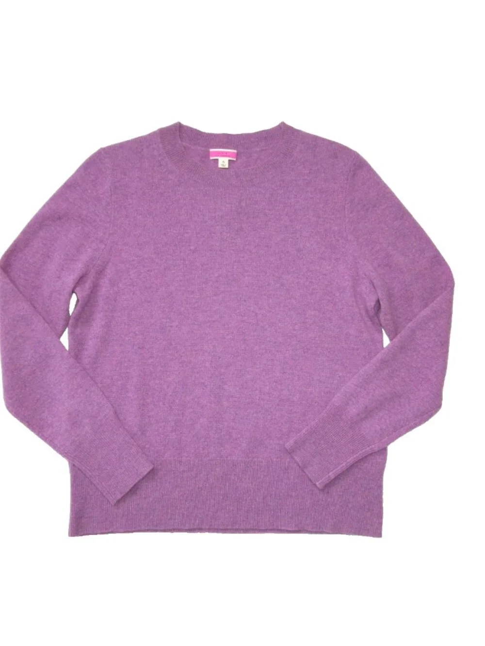 NWT J.Crew BA400 Cashmere Classic-fit Crewneck Sweater in Floral Multi Heather S